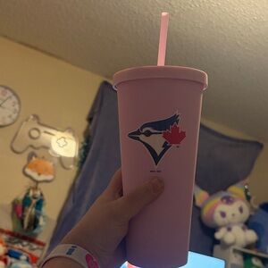 Pink Tumbler Blue Jays licensed